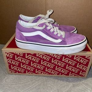Purple kids vans! Size 1.0!